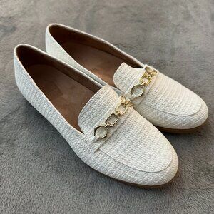 Naturalizer Mariana White Penny Loafers Slip On Shoes Women's 8.5